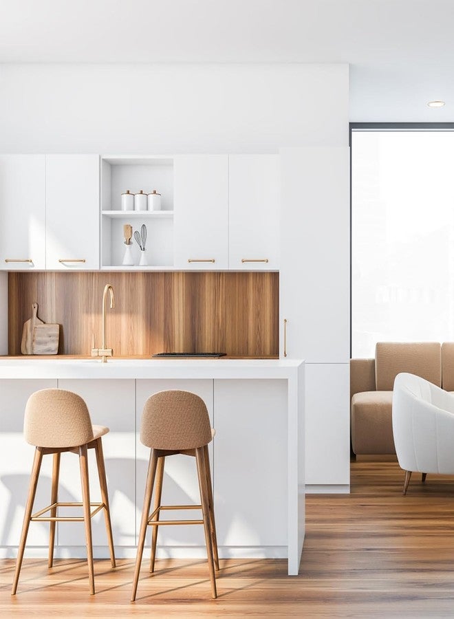 WISDOM Matte White Wallpaper Wall Sticker and Furniture Decorative Home Improvement (45cm by 600cm, Matte White Wallpaper) - Image 2